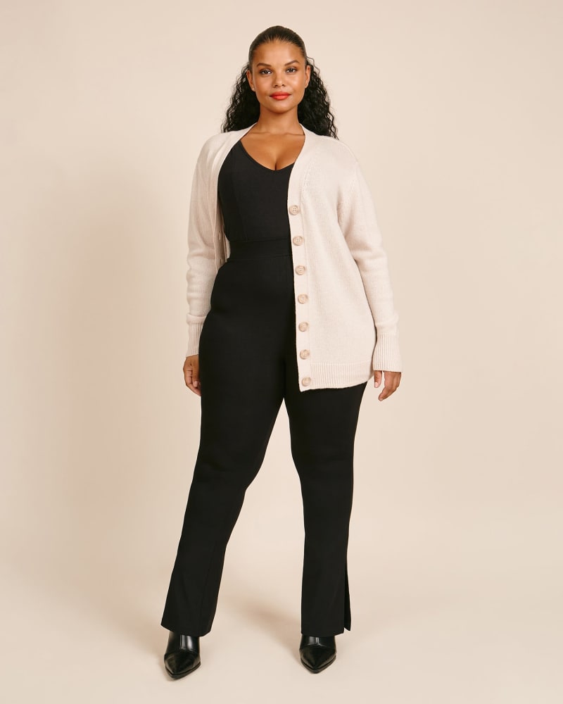 Plus Size Eliza Oversized Cardigan WHITE
